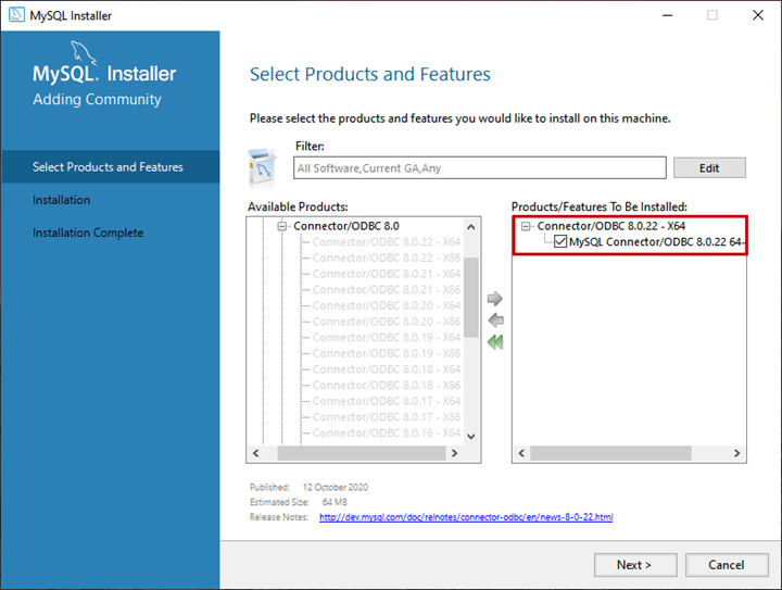 mysql odbc: installing on windows step 4 | Hevo Data